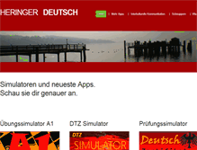 Tablet Screenshot of heringer.net